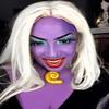 Go Ho Purple Face Body Paint Washable(2.37oz/pc),Full Coverage,Smooth,Water Based Cream Purple Body Paint for SFX Cosplay Costumes Festivals Halloween Ursula Witch Makeup view 4