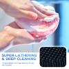Manmihealth Soft Silicone Shower Brush, Super-lathering Body & Face Brush, Gentle Exfoliating Cleaning Glove for Baby,Sensitive,Dry and All Skin Types (Black x 1) view 2