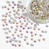 Beadsland Flatback Rhinestones Bulk,14400pcs Crystal AB Rhinestones for Nails Crafts Clothes DIY Decoration, Crystal AB, SS20, 4.6-4.8mm view 4