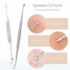 Blackhead Remover Tool, Pimple Popper Tool Kit, Blackhead Extractor Tool for Face, Extractor Tool for Comedone Zit Acne Whitehead Blemish, Stainless Steel Extraction Tools view 4