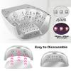 90W Professional Wireless Cordless Rechargeable UV LED Nail Lamp view 4