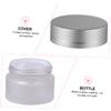 CALLARON 6 Glass Jars Cream Storage Bottles Skincare Containers Round Cosmetic Jars Sealing Fresh Keeping view 3