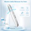 LINKEVAP Electric Callus Remover for Feet, Professional Pedicure Kit Foot Scrubber for Dry, Dead, Cracked, Hard Skin, at Home Feet Spa Care Kit for Men & Women (Cold White) view 3