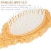 Luxshiny Women's Wallet Hair Brush Set with Holder, Wide Tooth Detangling Brush, Handheld Mirror, and Rat Tail Comb for Hair Care view 4