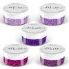 MARBLERS Cosmetic Grade Fine Glitter 5-Pack [Purple Mood] 0.90oz (25g) | Non-Toxic | Vegan | Cruelty-Free | Eyeshadow, Nail Polish, Nail Art | Festival, Rave & Party Makeup | Body & Face view 1