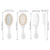 Luxshiny Vintage Hair Care Set: Handheld Mirror, Hair Brush Set With Holder, Rat Tail Comb, Makeup Kits, and Women's Wallet view 2