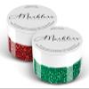 MARBLERS Twinkle Face & Body Glitter Duo [Santa Red & Christmas Green] 0.36oz (10g) | Non-Toxic | Cruelty-Free | Eyeshadow, Nail Polish, Nail Art | Festival, Rave & Party Makeup | Nail Art | Gel Nail view 1