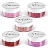 MARBLERS Cosmetic Grade Fine Glitter 5-Pack [Pink Vibe] 0.90oz (25g) | Non-Toxic | Vegan | Cruelty-Free | Eyeshadow, Nail Polish, Nail Art | Festival, Rave & Party Makeup | Body & Face view 1