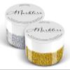 MARBLERS Twinkle Face & Body Glitter Duo [Holo Silver & Holo 24K Gold] 0.36oz (10g) | Non-Toxic | Cruelty-Free | Eyeshadow, Nail Polish, Nail Art | Festival, Rave Party & Makeup | Nail Art | Gel Nail view 1
