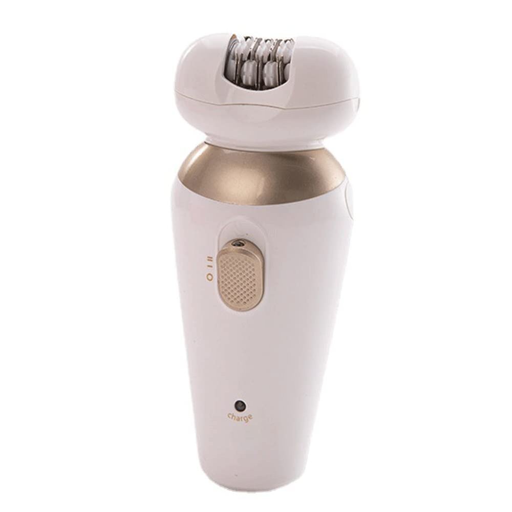 LUYILA Epilator for Women,4-in-1 Rechargeable Electric Epilator, Callus Remover Pumice Stone Rollers and Hair Clipper, Bikini Facial Hair Removal for Women