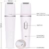 LUYILA Epilator for Women, 5-in-1 Hair Remover for Women, Rechargeable Electric Epilator with Callus Remover Pumice Stone Rollers and Facial Cleansing Brush Massager view 2