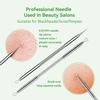 Pimple Popper Tool Kit,Blackhead Remover Tool 5 Pcs Blackhead Extractor Tool for Face Comedone Zit Acne Whitehead Blemish, Stainless Steel Extraction Tools Set view 4