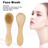 Tyenaza Face Cleaning Brush, 4PCS Face Exfoliator Tool Facial Cleanser Nose Scubber Exfoliating Facial Skin Care with Wooden Handle view 2