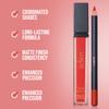 aden Liquid Lipstick+Lipliner Pencil SET long duration with hydration matte finish 7ML. MADE IN ITALY (08 Tulip) view 2