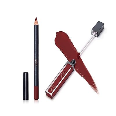 Lipstick for Women & Lip Liner Pencil Liquid Matte Lipstick Long Lasting Lip Combo Sets with Lip Stain Long Lasting Waterproof & lip liner stain Lip Kit Pigmented-Non Smudge-Made in Italy 23