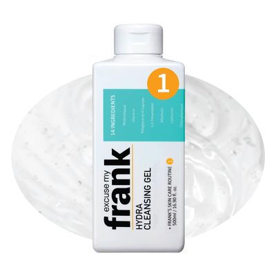 Innerest [Excuse My Frank Hyaluronic Face Cleanser Cleansing Gel Moisturizing Face Wash 500ml/16.9 fl.oz. | Cleanser for All Skin Type I Korean Skin care