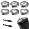 SH30 Replacement Heads for Philips Norelco 3000 Replacement Blades for phillips norelco 3000 Replacement Electric Shaving Head Blades Series 3000,2000,1000,3500 New Upgrade SH30/52 Heads 6Pack Brush*2 view 1