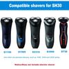 SH30 Replacement Heads for Philips Norelco 3000 Replacement Blades for phillips norelco 3000 Replacement Electric Shaving Head Blades Series 3000,2000,1000,3500 New Upgrade SH30/52 Heads 6Pack Brush*2 view 2