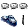 HQ8 Replacement Heads for Philips Norelco Aquatec Shavers, HQ8 for Norelco Replacement Heads,Razor Blades for PT720 PT730 AT880 AT810 AT815,HQ8 Blades New Upgraded,HQ8 Head Blades 3Pack & Brush view 1