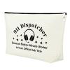 911 Dispatcher Gifts Makeup Bag Operator Gifts Dispatcher Gifts for Women Travel Pouch Thank You Gifts for Dispatcher Appreciation Gifts for Coworkers Cosmetic Bag Telecommunications Week Gift view 1
