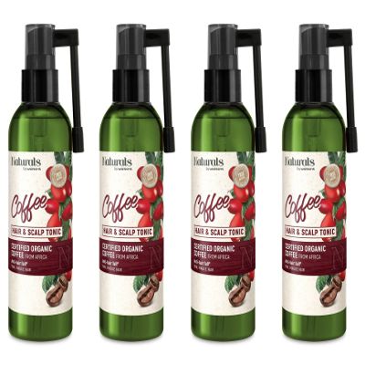 Naturals By Watsons True Natural Coffee Hair Scalp Tonic 4.05 Fl Oz. (Pack of 4)