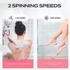 Body Brush Rechargeable, Electric Body Brush Set, Scrubber Shower Brush with Long Handle, Spin Skin Brush with 6 Brush Heads for Cleanse, Massage, exfoliate and Pamper Your Skin in The Shower (Pink) view 3
