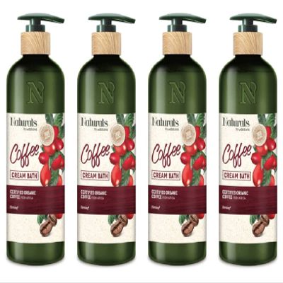 Naturals By Watsons True Natural Coffee Cream Bath 16.56 Fl Oz. (Pack of 4)