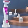 LUYILA Epilator for Women,5 in 1 USB Rechargeable Electric Epilator Hair Shaver for Bikini Area -Nose- Armpit-Eyebrow-Facial Hair Painless Shaver view 1
