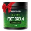 Viking Revolution Tea Tree Foot Cream for Dry Cracked Heels - Foot Balm For Cracked Feet - Dry Feet Repairing Cream with Aloe Vera and Mint (8oz) view 1