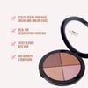 aden 4 Contouring Palette Makeup  22gr  Natural & Durable Quality Light Coverage & Inner Glow  MADE IN ITALY (Contouring Palette) view 2