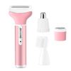 LUYILA Epilator for Women,4 in 1 Hair Removal Epilator for Women,Eyebrow Nose Trimmer,Body Waterproof Bikini Facial Hair Removal for Women,Cordless,Wet & Dry, USB Rechargeable view 1