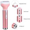 LUYILA Epilator for Women,4 in 1 Hair Removal Epilator for Women,Eyebrow Nose Trimmer,Body Waterproof Bikini Facial Hair Removal for Women,Cordless,Wet & Dry, USB Rechargeable view 3