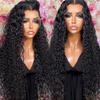 13x6 Deep Wave HD Transparent Lace Frontal Wig 13x4 Curly Human Hair With Baby Hair Pre Plucked Natural Hairline for Women Bleached Knots Glueless Wig 150% Density 22 Inch view 3