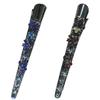 Set of 2 Brand JCGY Alligator Hairclips Beakclips Duckbills for Women Girls Updo Hair Styling YY86110-1-2sapBlueTopaz view 1