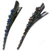 Set of 2 Brand JCGY Alligator Hairclips Beakclips Duckbills for Women Girls Updo Hair Styling YY86110-1-2sapBlueTopaz view 2