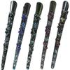Set of 5 Brand JCGY Alligator Hairclips Beakclips Duckbills for Women Girls Updo Hair Styling YY86110-1-5jetSapAmeFuTopaz view 1