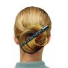 Set of 5 Brand JCGY Alligator Hairclips Beakclips Duckbills for Women Girls Updo Hair Styling YY86110-1-5jetSapAmeFuTopaz view 3