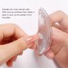 3pcs Nail Art Stamper Set, Various Soft Silicone Christmas Nail Stamping Plates for Nail Salon and Home Diy Use, French Nail Stamp for Nail Art Design view 2