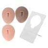 3pcs Silicone Navel Model, 3D Simulation Belly Button Model for Piercing Practice, Fake Soft Silicone Belly Model for Jewelry Studs Display Acupuncture Teaching view 1