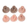 3 Pairs Silicone Ear Model, Highly Simulated 3D Fake Ear with Bracket Left and Right Soft Flexible Human Ear Model for Piercing Practice Earring Display view 3