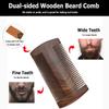 Shaving & Grooming Kit for Men, Danweix Beard Kit Brush Comb Scissors with Storage Bag Shaving Razor Brush with Stand holder 10pcs Refill Blades Great for Grooming Beards and Mustaches view 3