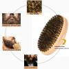 Shaving & Grooming Kit for Men, Danweix Beard Kit Brush Comb Scissors with Storage Bag Shaving Razor Brush with Stand holder 10pcs Refill Blades Great for Grooming Beards and Mustaches view 4