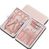 CZKE 18pcs Stainless Steel Nail Clippers Scissors Set Kits Manicure Pedicure Nail Care Set Nails Art Beauty Sets Manicure Tool (Color : 18pcs) view 1