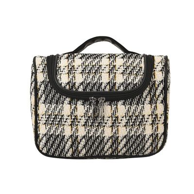 XARONF Travel Makeup Bag for Women, Large Cosmetic Case Organizer, Portable Storage Bag with Handle for Girls, Birthday Gift (Color : Black, Size : Small)