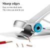 CZKE Nail Clipper for Thick Nail Wide Jaw Opening Stainless Steel Toenail Cutter Extra Large Fingernail Toenail Trimmer Manicure Tool (Color : Silver Small) view 4