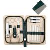 CZKE Manicure Set Stainless Steel Nail Clippers Pedicure Pliers Nose Eyebrow Scissors Nail Cutter Personal Care Tool Travel Kit (Color : 17pcs Gray Green) view 1