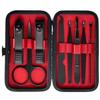 CZKE 7-18pcs Nail Clipper Set Scissors Tweezer Knife Manicure Cutter Nail Art Pedicure Manicure Tools (Color : 8pcs) view 1