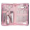 CZKE Nail Clipper Professional Grooming Kit Pedicure Kit Nail Cutter Tools with Luxurious Travel Case Manicure Scissors Makeup (Color : 21pcs Pink) view 1