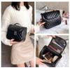 XARONF Makeup Bag Travel Cosmetic Bag Hand-Portable Girl Cosmetic Bag for Women Large Toiletry Bag Organizer, Black (Size : Small) view 3