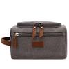 XARONF Travel Toiletry Bag Canvas Leather Cosmetic Makeup Organizer, Cosmetic Pouch Bags Case Organizer (Color : Blue) view 2